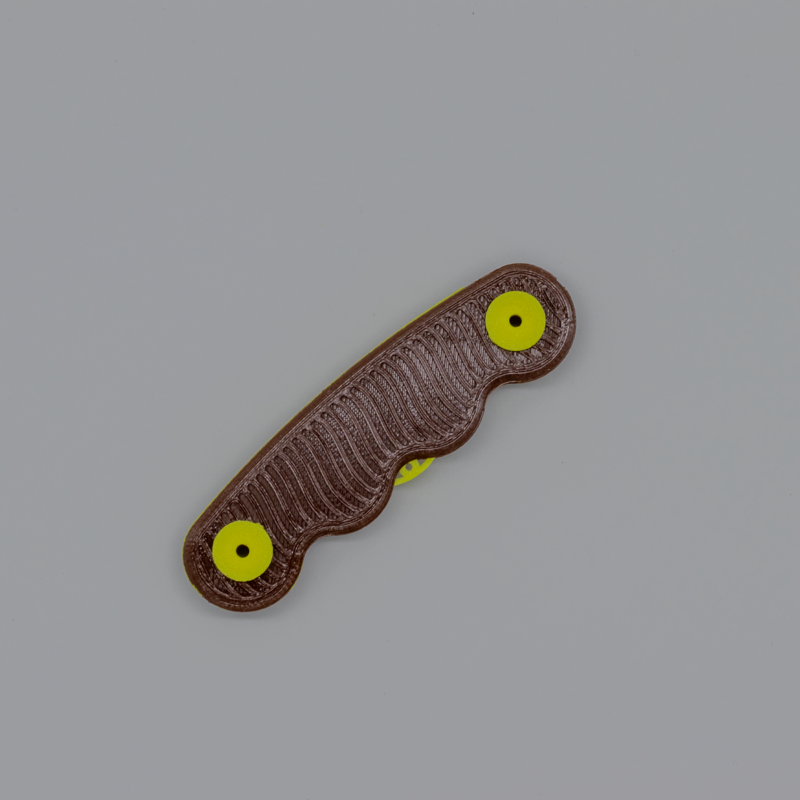 ⁦Brown&Yellow Pocket knife⁩ - الصورة ⁦2⁩