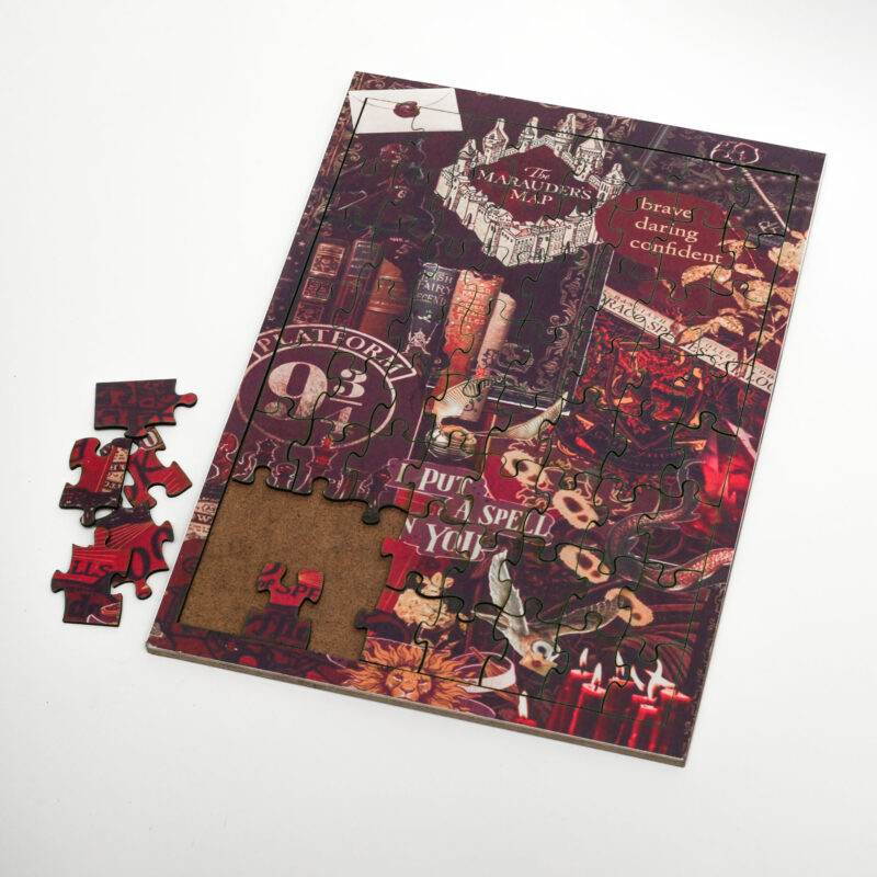 Magic Symbols Wooden Puzzle 64 Piece