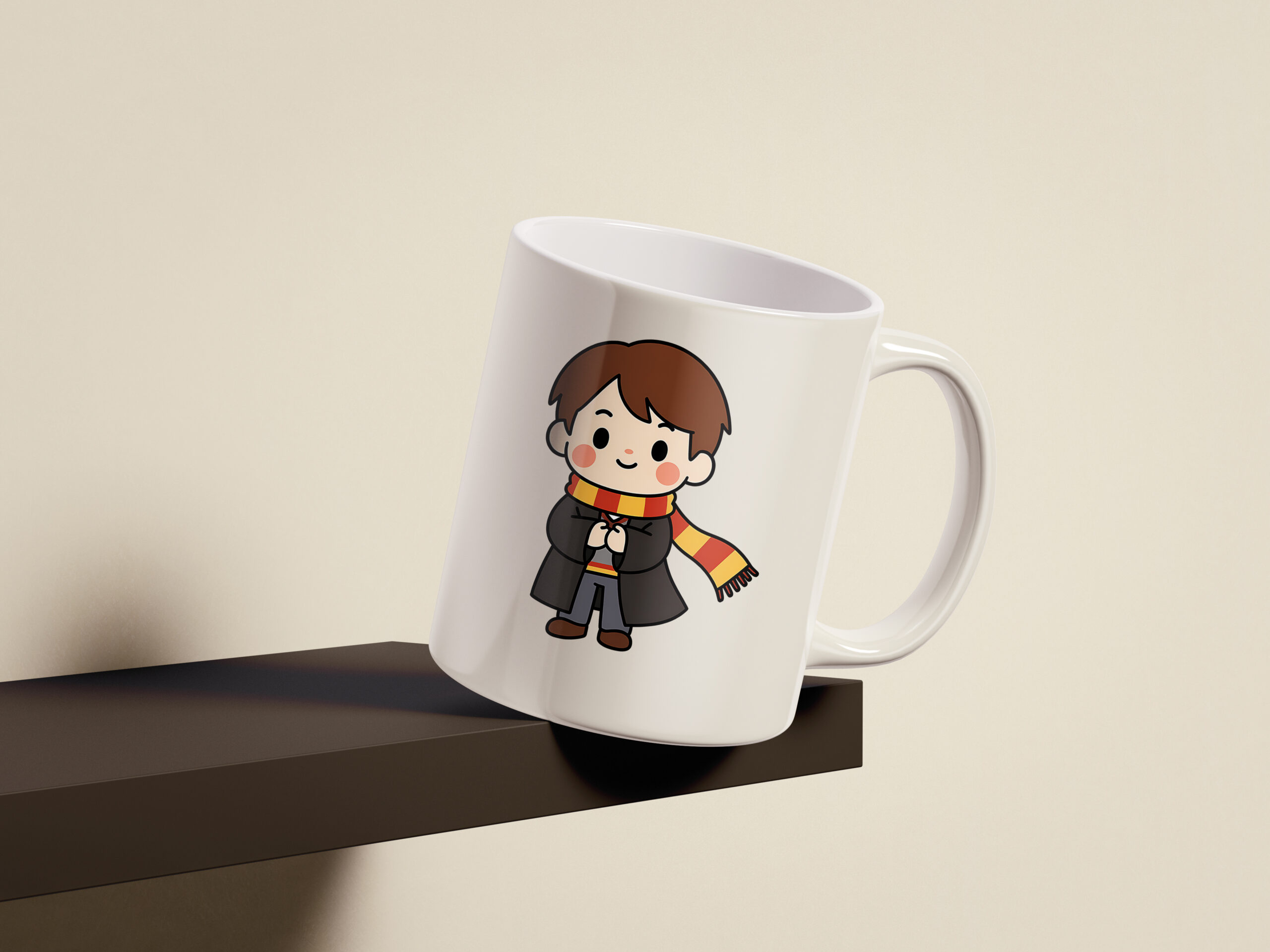 Cartoon Harry Potter Character Mug