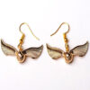 Metal Golden Snitch Earrings