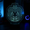 3D Acrylic Led Lamp 16 color RGB Cairokee Band Logo Design