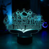 3D Acrylic Led Lamp 16 color RGB Eid 3 Design