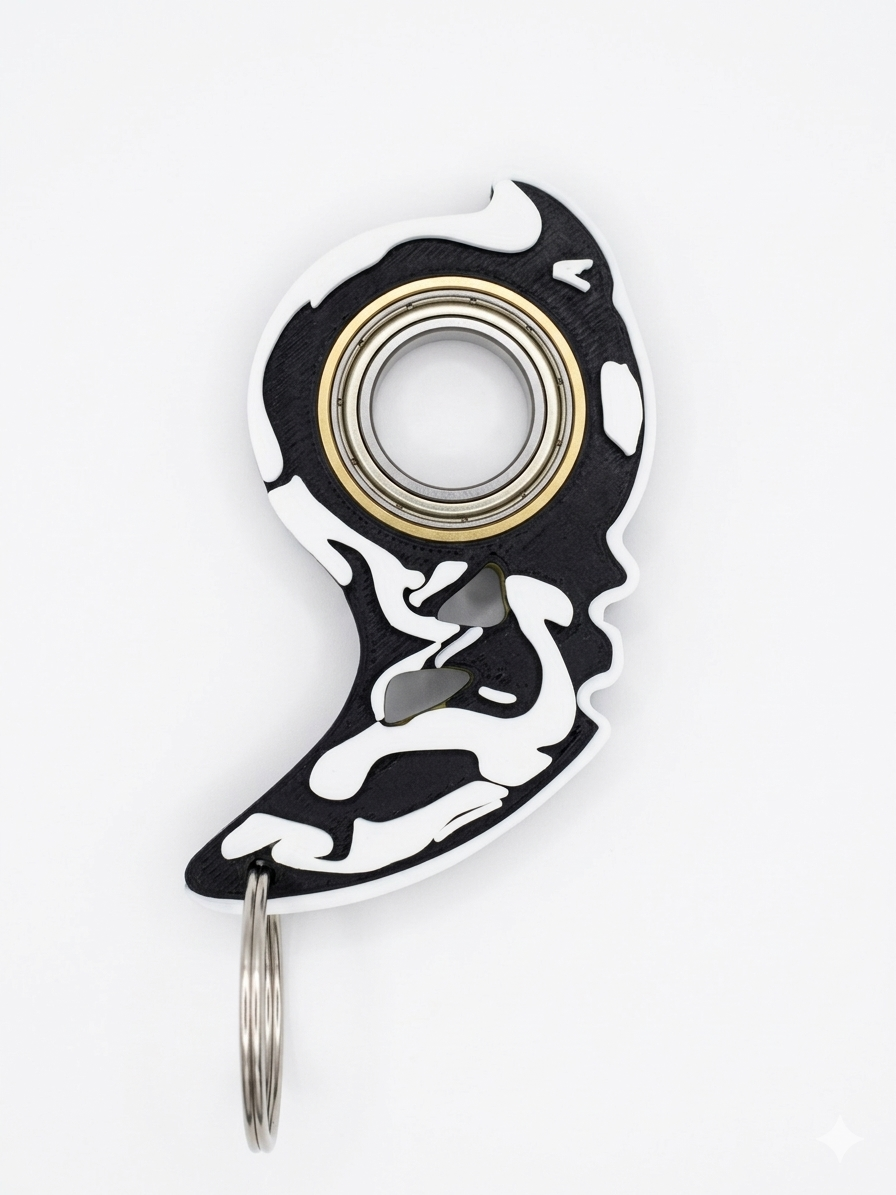 Key Spinner Multi Mix Olive&White - الصورة 4