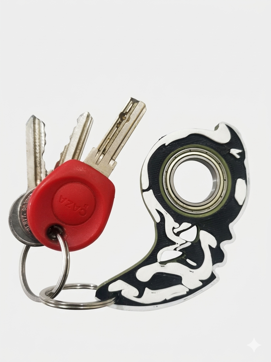 Key Spinner Multi Mix Olive&White - الصورة 2