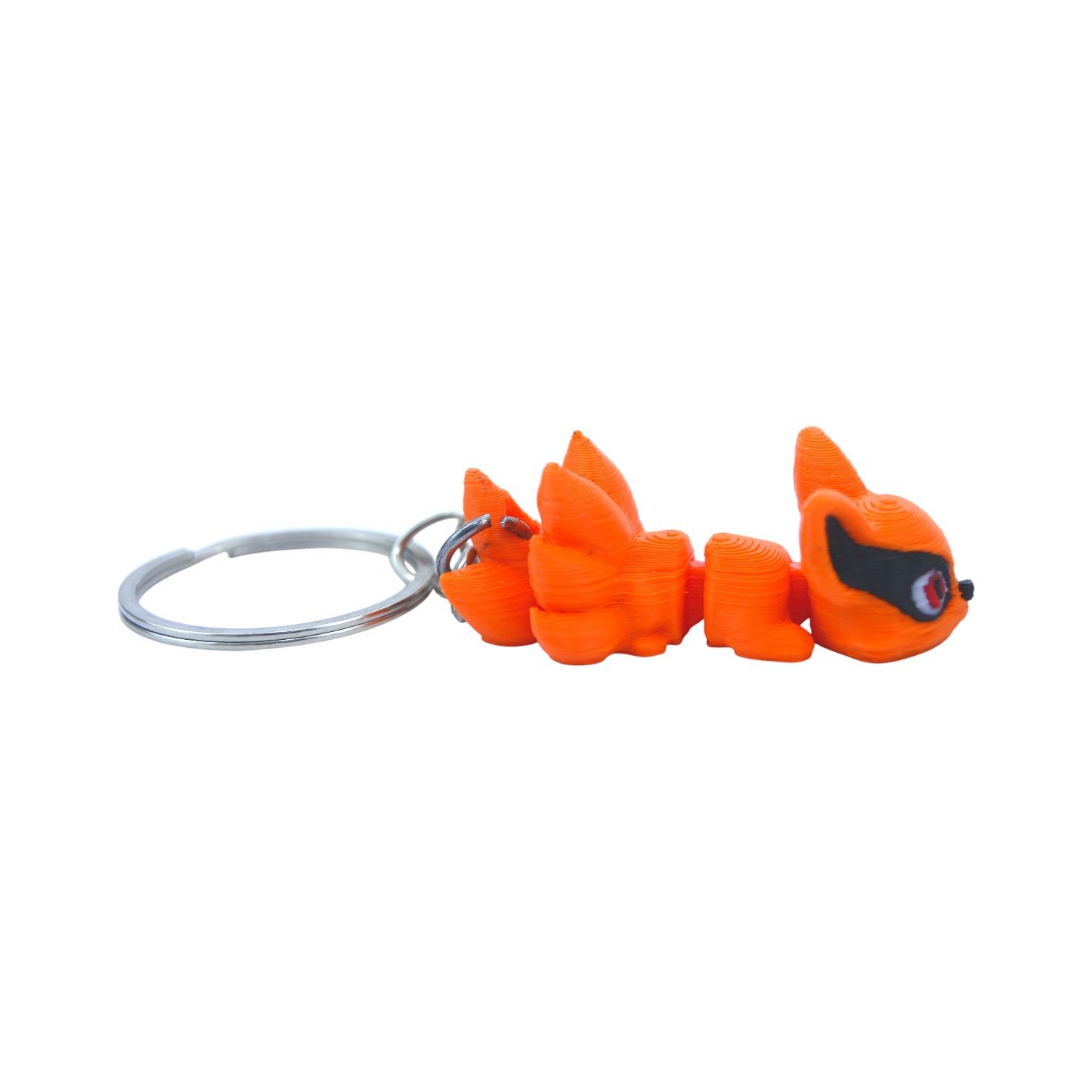 Naruto Kyubi 9 Tails Monster Wigglitz Keychain - الصورة 4