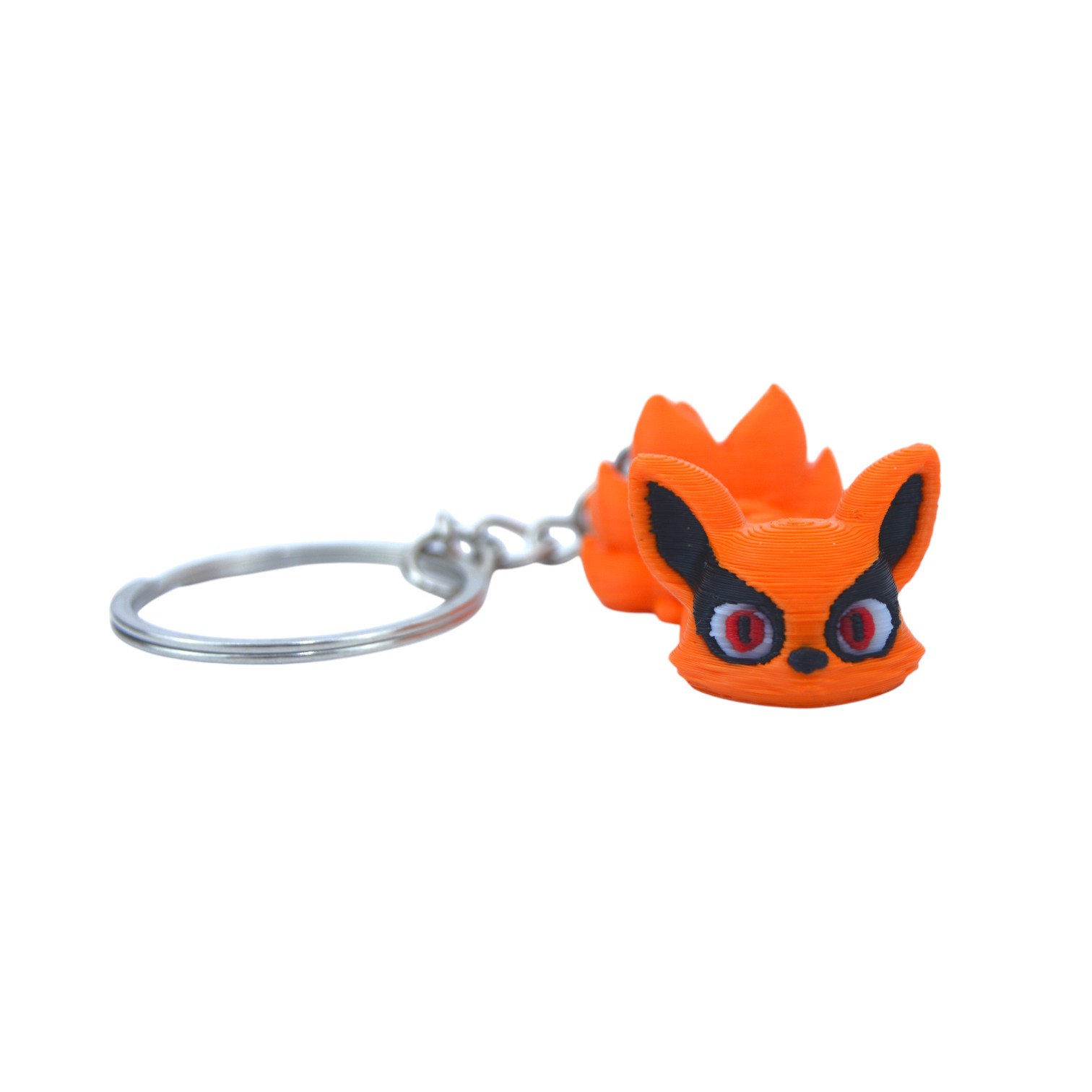 Naruto Kyubi 9 Tails Monster Wigglitz Keychain - الصورة 2