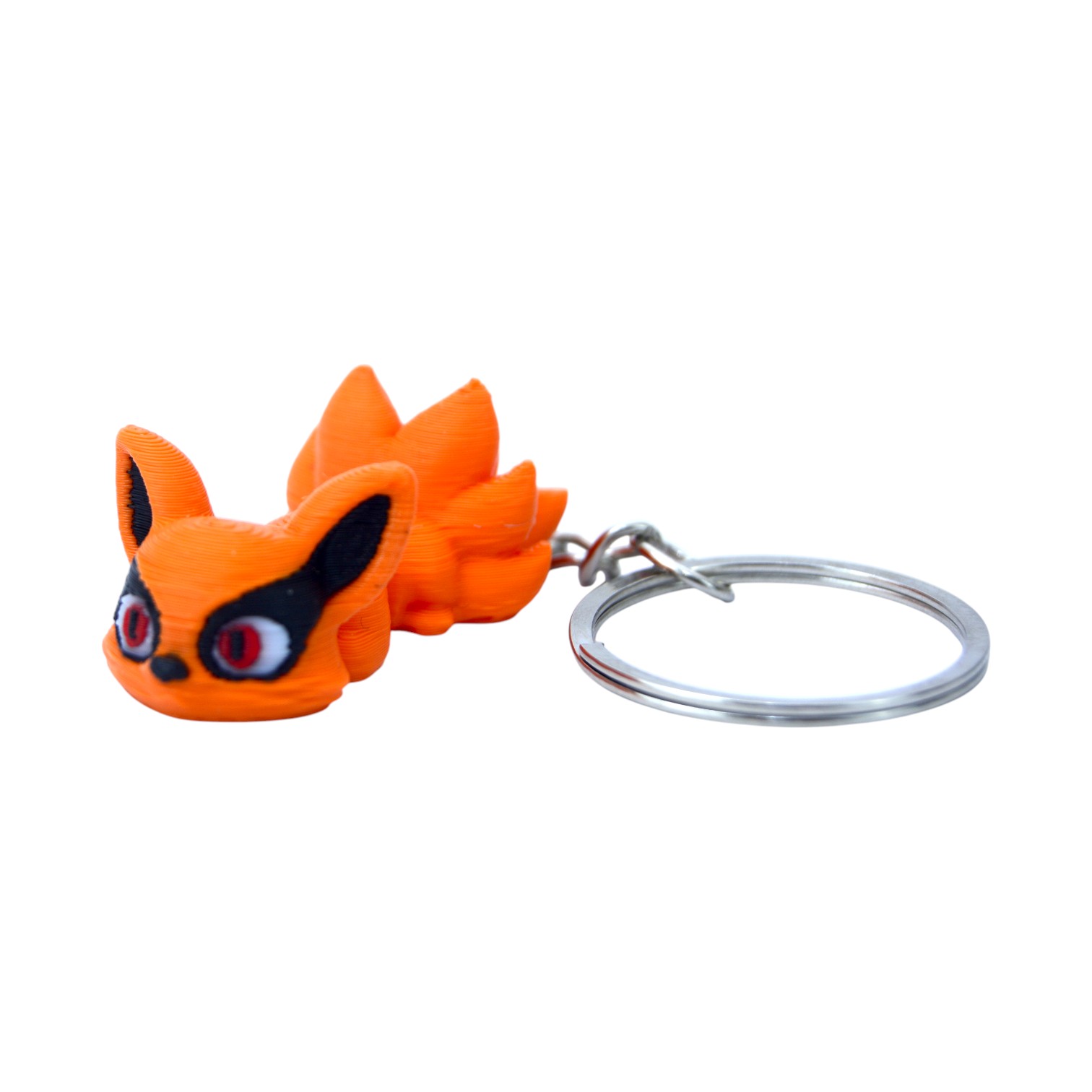 Naruto Kyubi 9 Tails Monster Wigglitz Keychain - الصورة 3