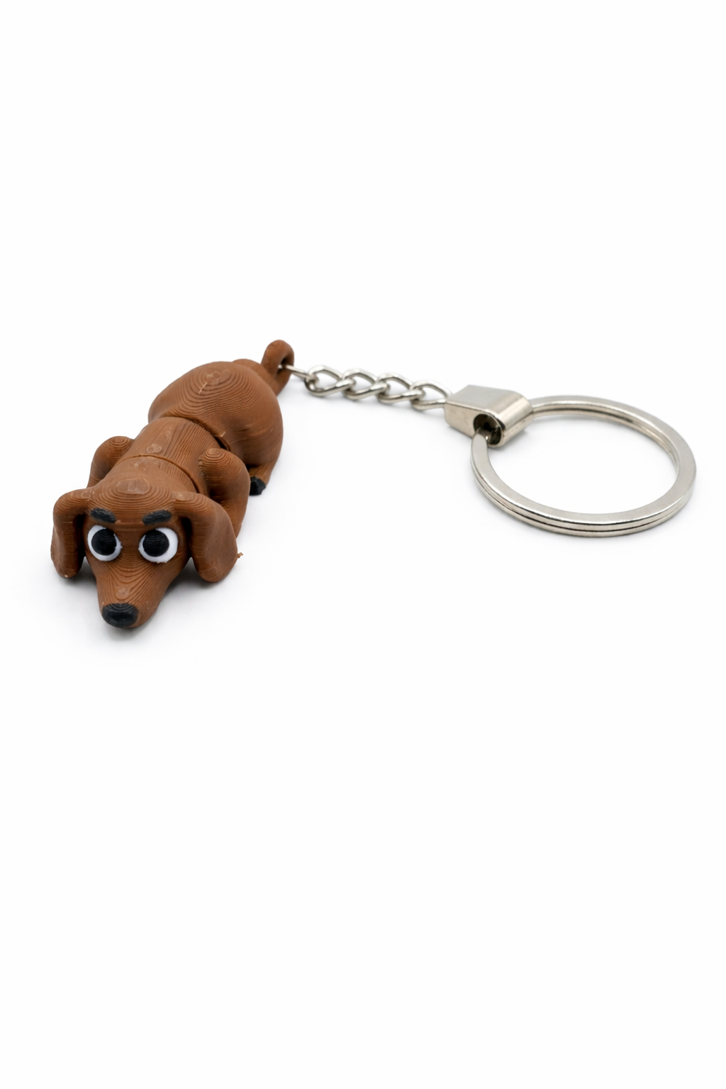 ٍٍBrown Dog Wigglitz Keychain - الصورة 2