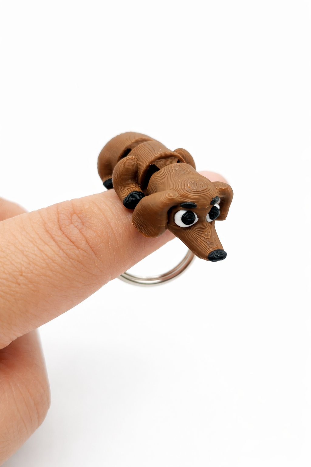 ٍٍBrown Dog Wigglitz Keychain