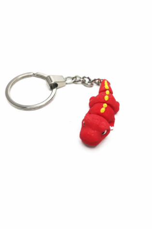 Small Dinosaur Wigglitz Keychain